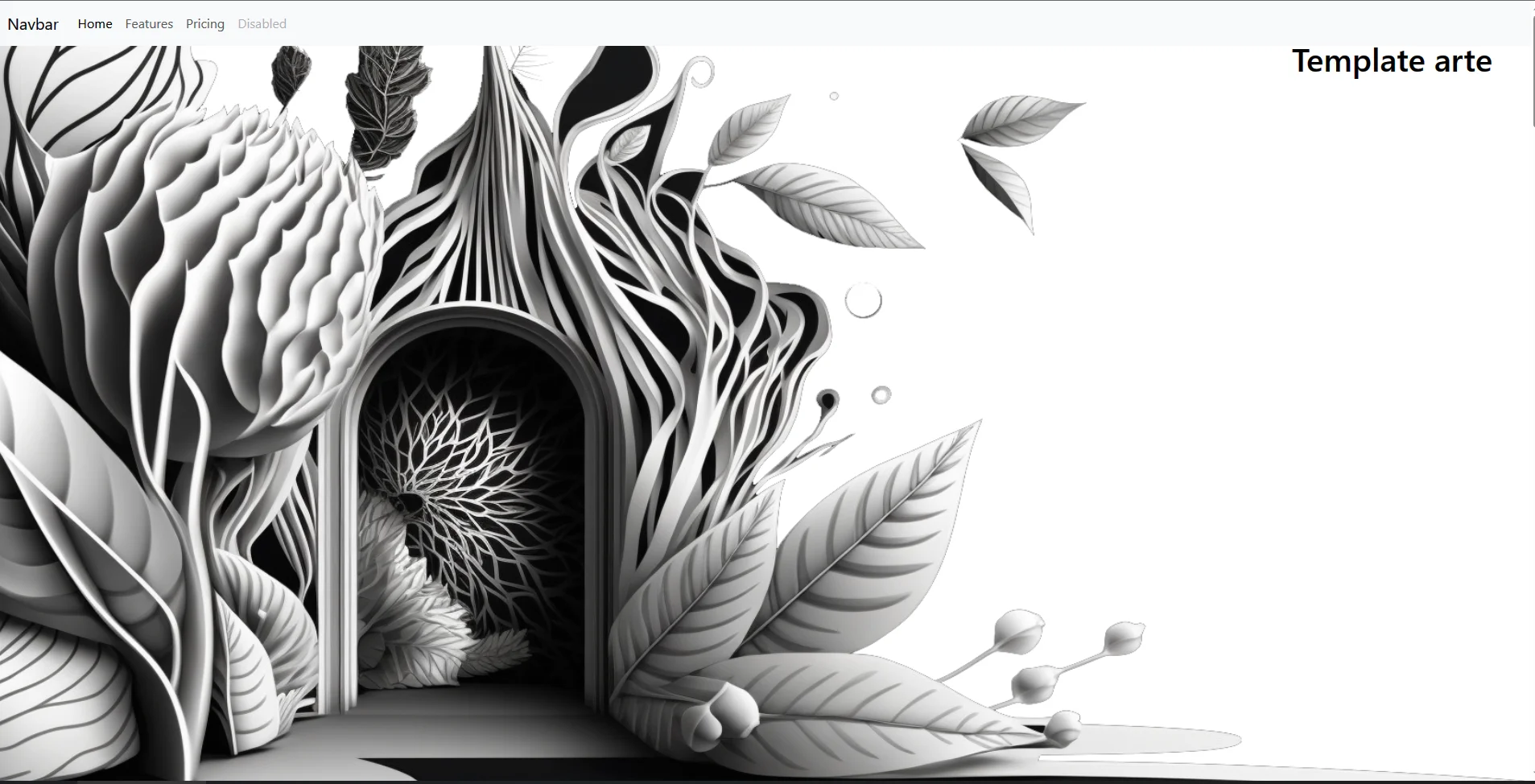 immagine template arte